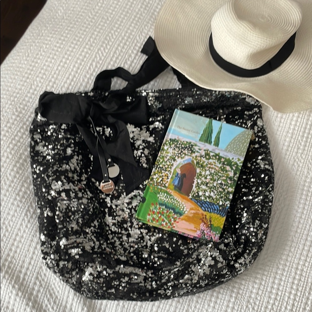 Juicy Couture Black Sequin Tote Bag - Picture 8 of 8
